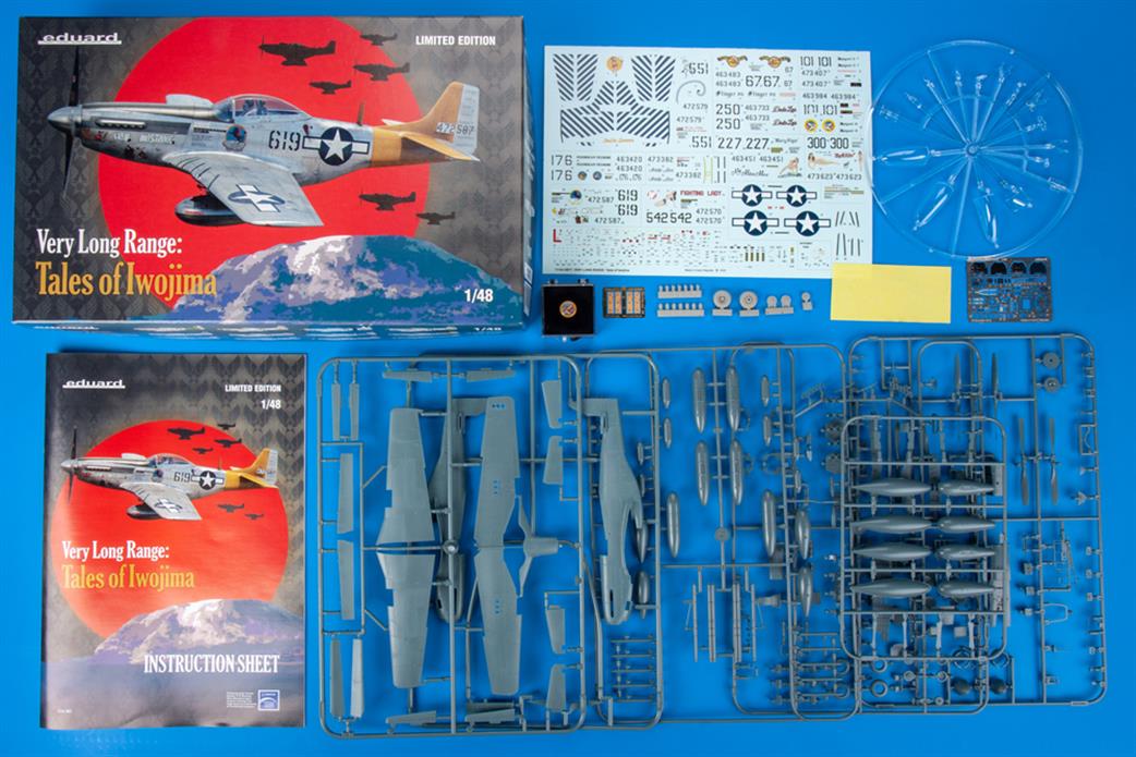 Eduard 1/48 11142 Tales Of Iwo Jima Long Range P-51D Plastic Kit Ltd Edition