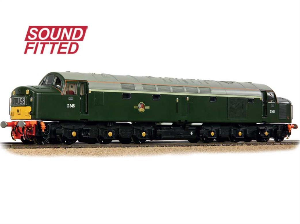 Bachmann 32-491SF BR D345 Class 40 1Co-Co1 Diesel Green Small Warning Panels DCC Sound OO