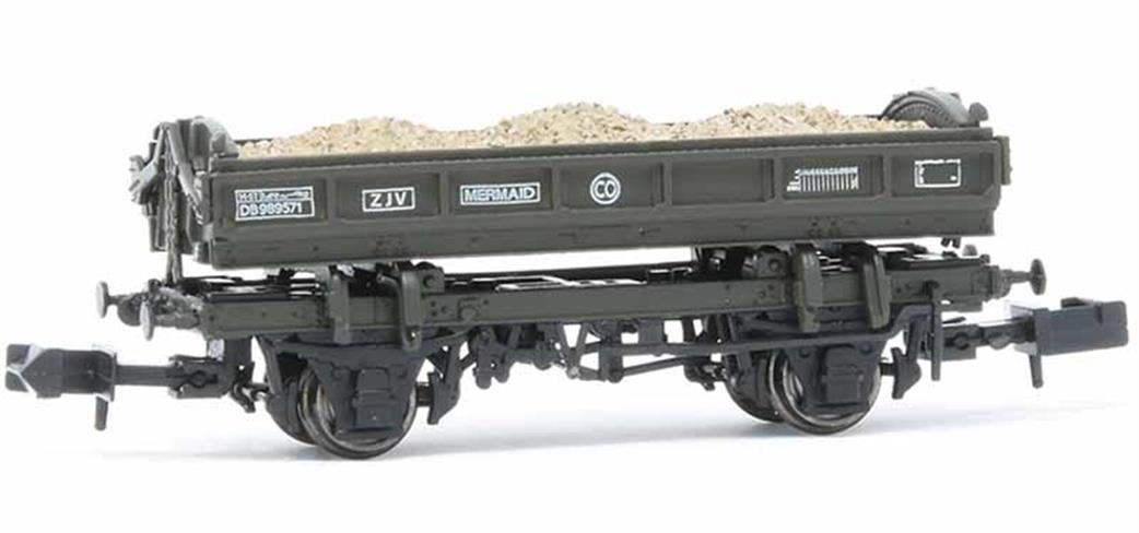 Bachmann EFE Rail N Gauge E87513 BR Mermaid Side Tipping Ballast Wagon ...