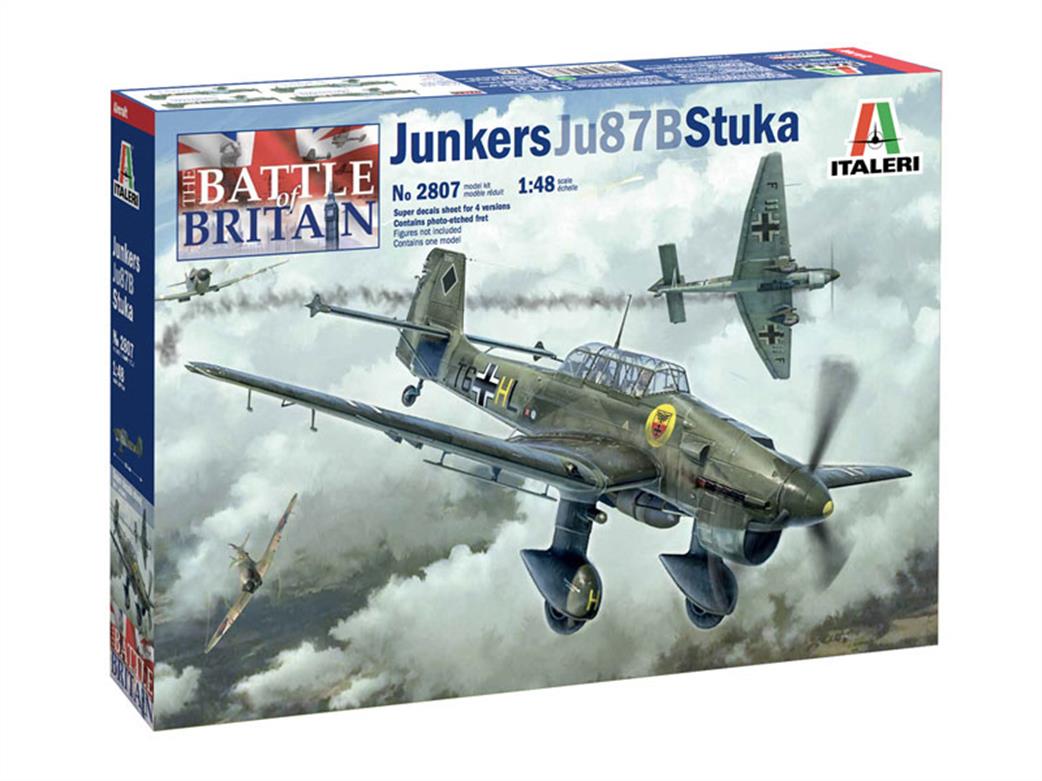 Italeri 1/48 2807 Ju-87B Stuka Battle of Britain 80th Anniversary Kit