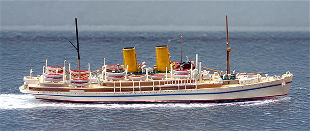 Secondhand Mini-ships 1/1250 Deep C DC15 HM troopship Empire Ken in the 1950s
