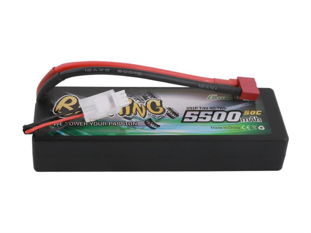 Bashing  gc2s5500-50t 5500mah 2S 7.4V 50C Hard Case Lipo Stick Battery Pack
