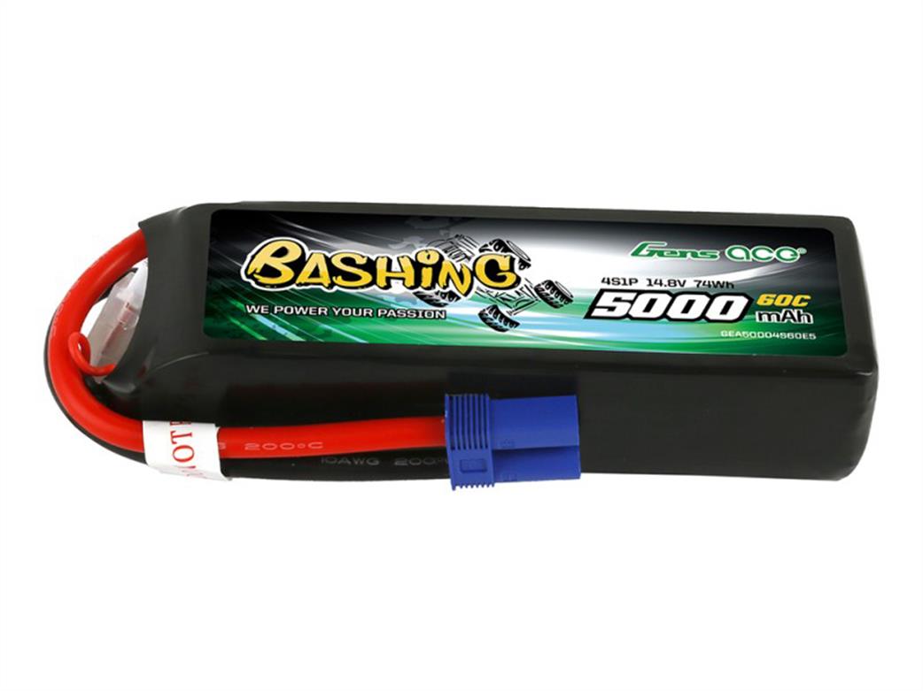 Bashing  gc4s5000-60e5 5000mah 4S 14.8V 60C  Lipo Battery With EC5