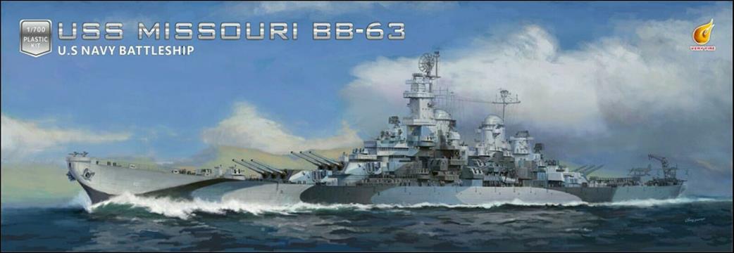 Very Fire 1/700 VF700909 USS Missouri US Navy Battleship Kit