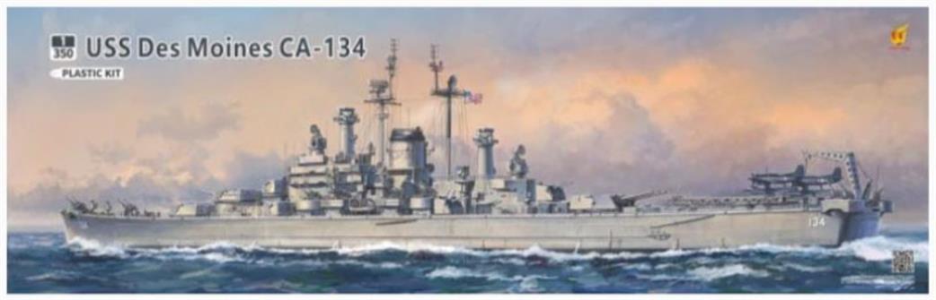 Very Fire 1/350 VF350918 USS Des Moines US Navy Battleship Kit