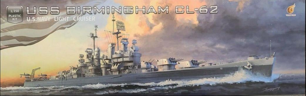 Very Fire 1/350 VF350921 USS Birmingham US Navy Battleship Kit