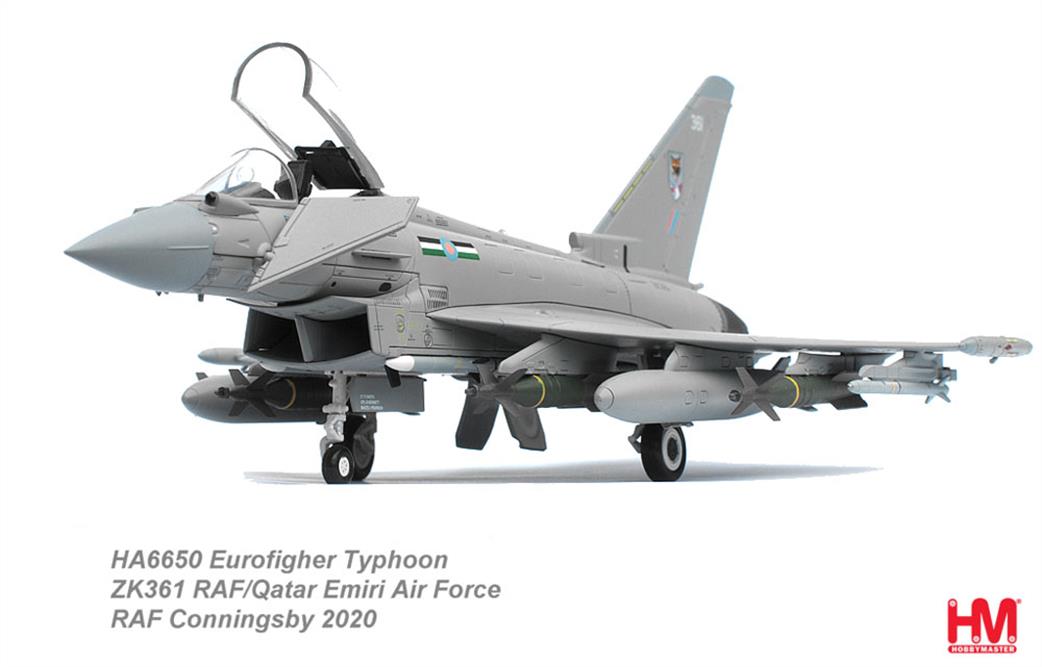 Hobby Master 1/72 HA6650 Eurofighter Typhoon FGR4 ZK361 12 Sqn RAF