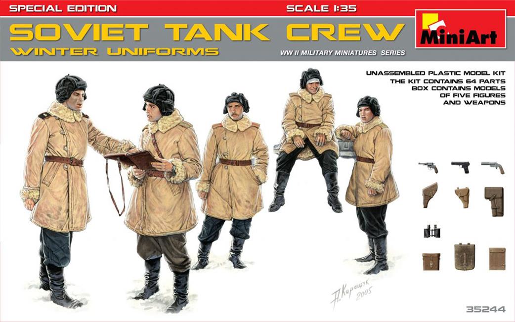 MiniArt 1/35 35244 Soviet Tank Crew Winter Uniforms