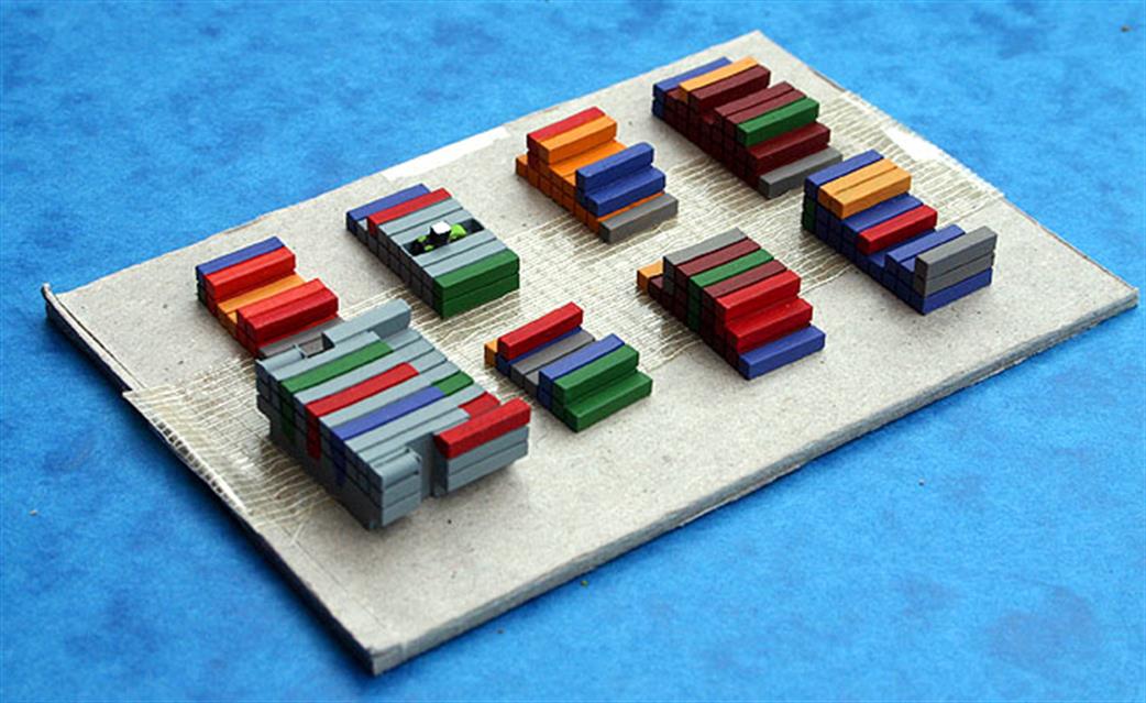 Rhenania 1/1250 RJ292Z Stacks of containers to suit RJ292 models