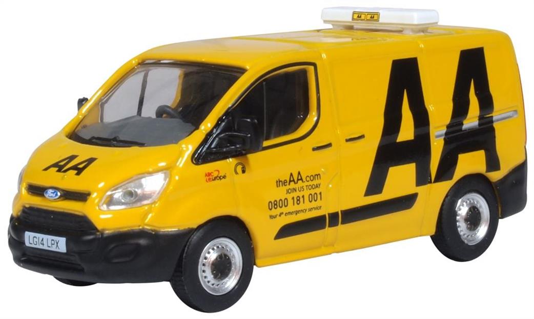Oxford Diecast 1/76 76CUS001 Ford Transit Custom AA