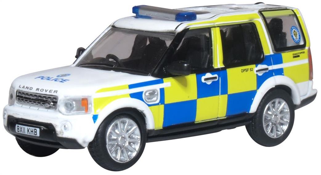 Oxford Diecast 1/76 76DIS006 Land Rover Discovery 4 West Midlands Police