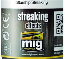 .Enamel effect specially formulated to create the distinctive streaked look seen on most spaceships appearing in Sci-Fi movies and anime series. The perfect effect for a professional finish easily and quickly; can also be used for AFVs and aircraft models.