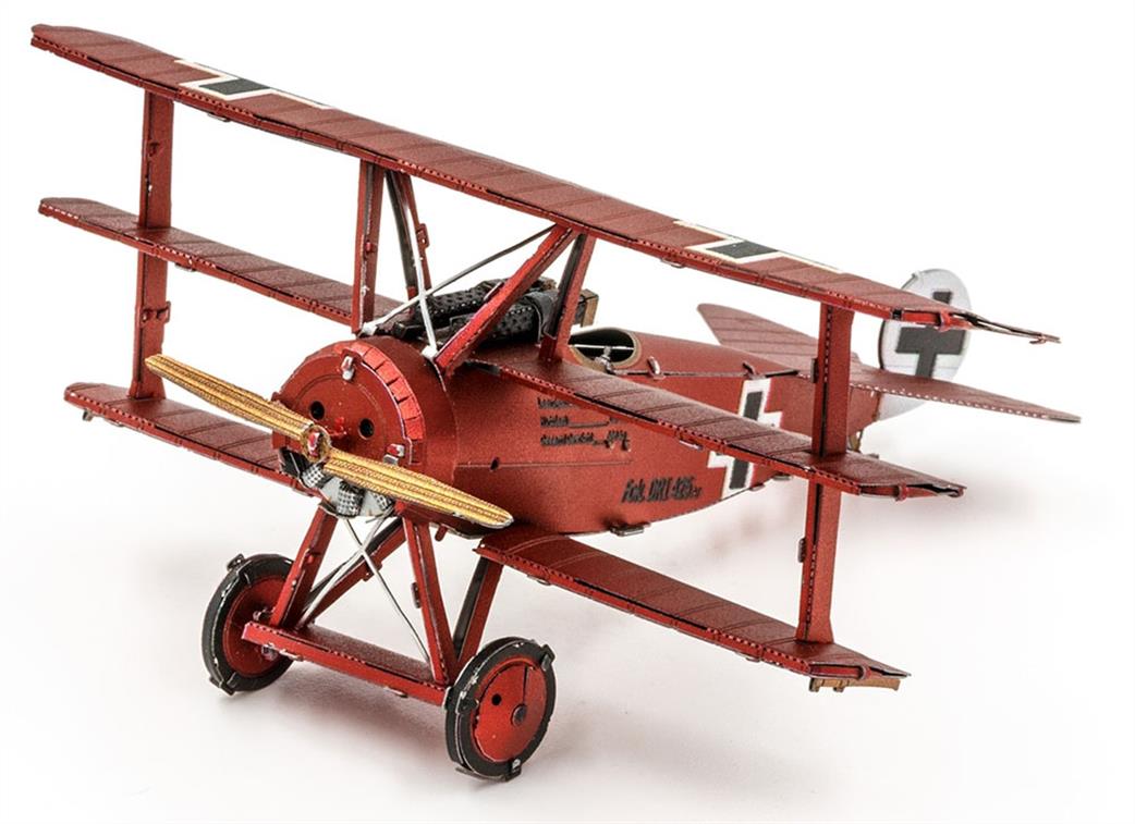 Metal Earth 1/70 MMS210 Fokker DR1 Triplane metal Model Kit