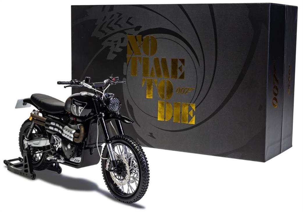 Corgi CC08401 James Bond Triumph Scrambler 1200 No Time to Die 1/12