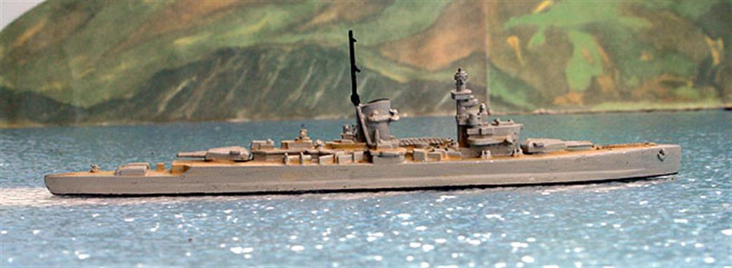 Secondhand Mini-ships 1/1200 Superior 206G Lutzow German heavy cruiser 1940-45