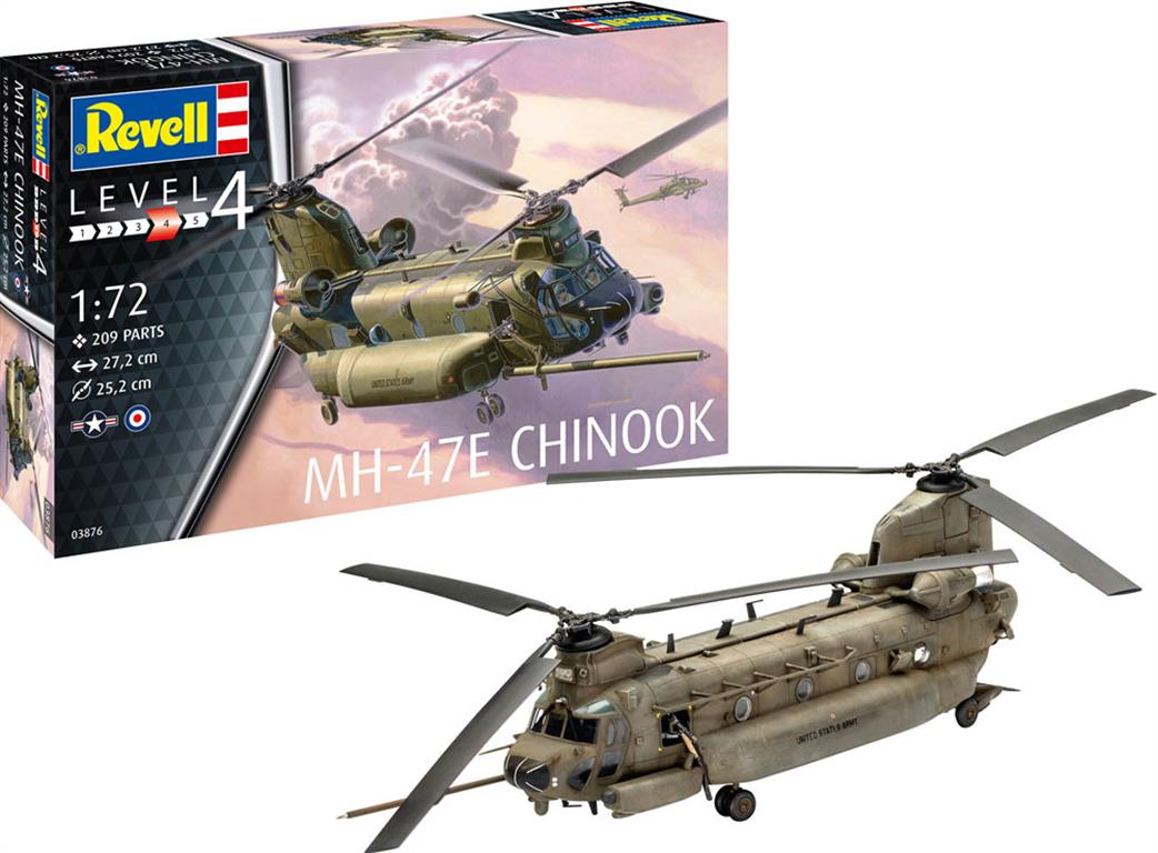 Revell 63876 MH-47 Chinook Helicopter Starter set 1/72