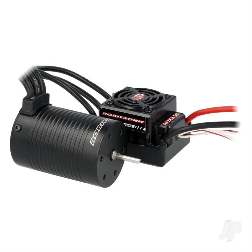 Robitronic  RO1250 Razer Ten 3000KV Motor And 50Amp ESC Brushless Combo For 2-3S Lipo