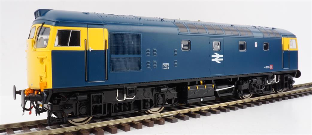Heljan 2680 Class 26 BR Blue Full Yellows with Dual Brakes Unnumbered O Gauge