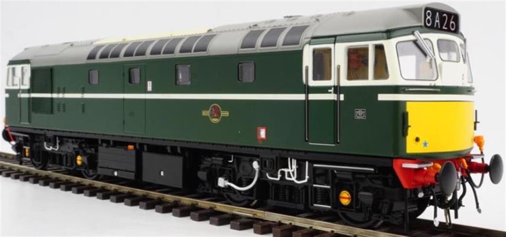 Heljan O Gauge 2770 Class 27 BR Green Small Yellow Panel Unnumbered