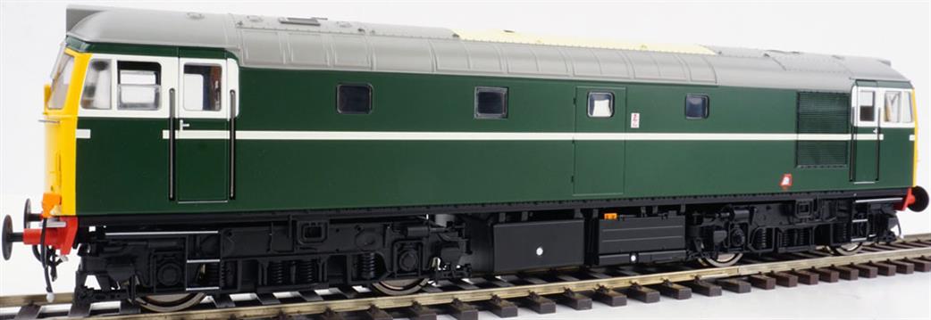 Heljan O Gauge 2772 Class 27 BR Green Full Yellow Ends (Cream Lining) Unnumbered