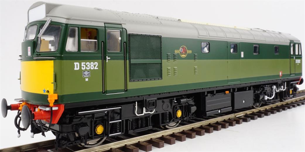 Heljan O Gauge 2775 Class 27 BR Two Tone Green Small Yellows D5382