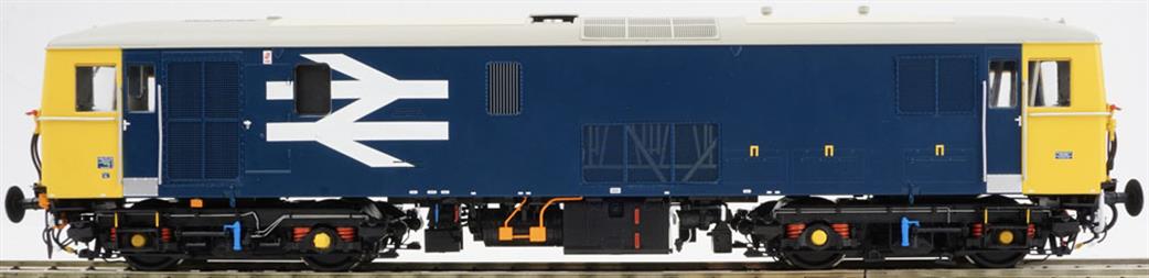 Heljan O Gauge 7303 Class 73 BR Blue Large Logo Unnumbered