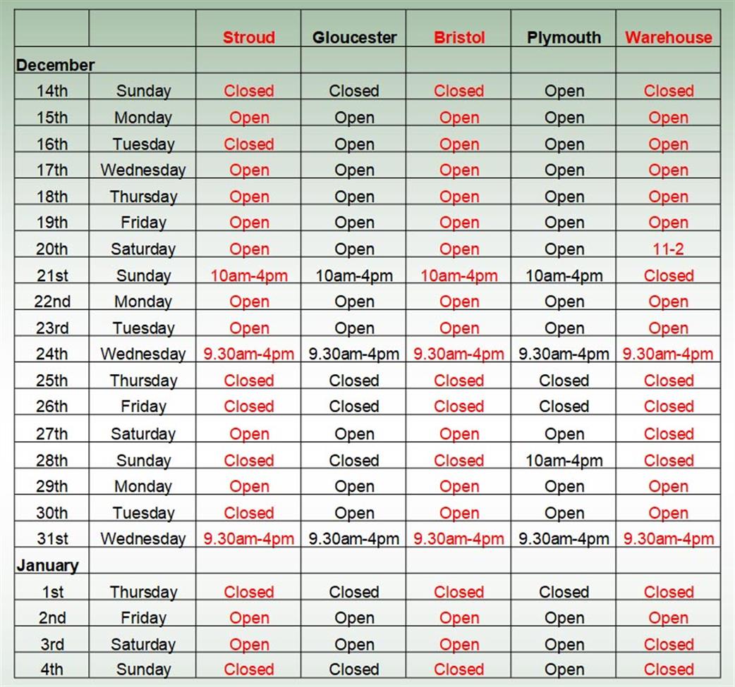 Christmas Hours Christmas Hours