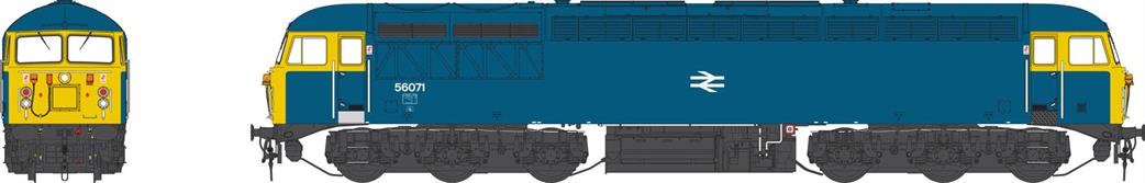 Heljan O Gauge 5609 Class 56 BR Blue 56071 Locomotive Model