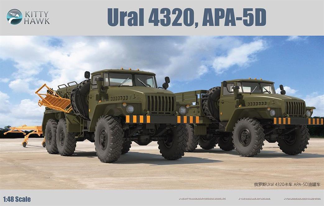 Zimi Models 1/48 80159 Ural 4320 And APA-5 Truck Twin Pack Plastic Kits