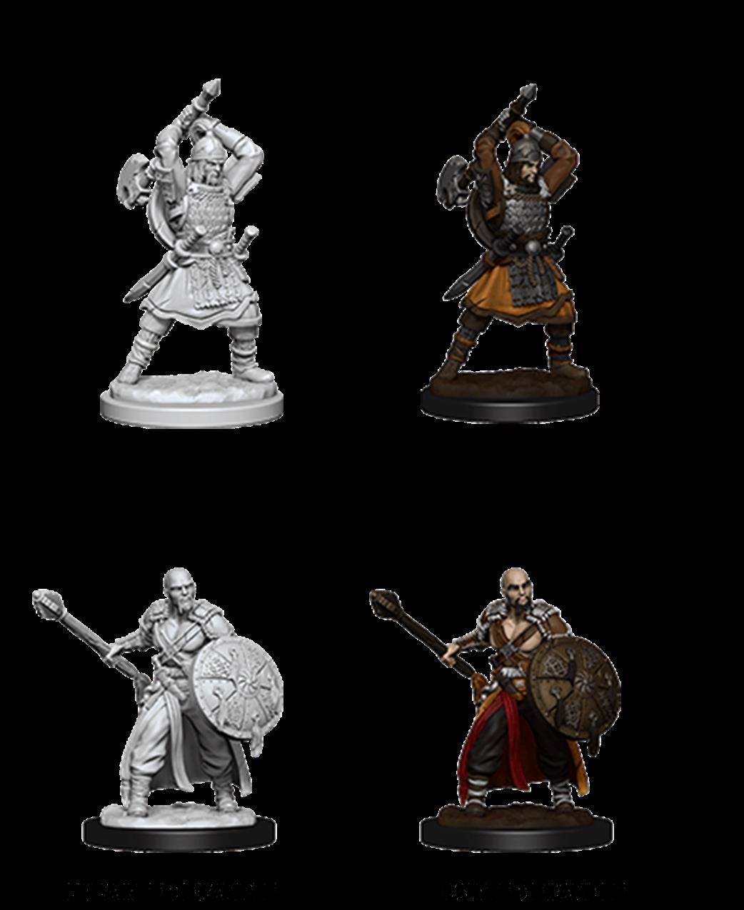 Wizkids  90138 Human Barbarian Male: D&D Nolzur's Marvelous Unpainted Miniatures