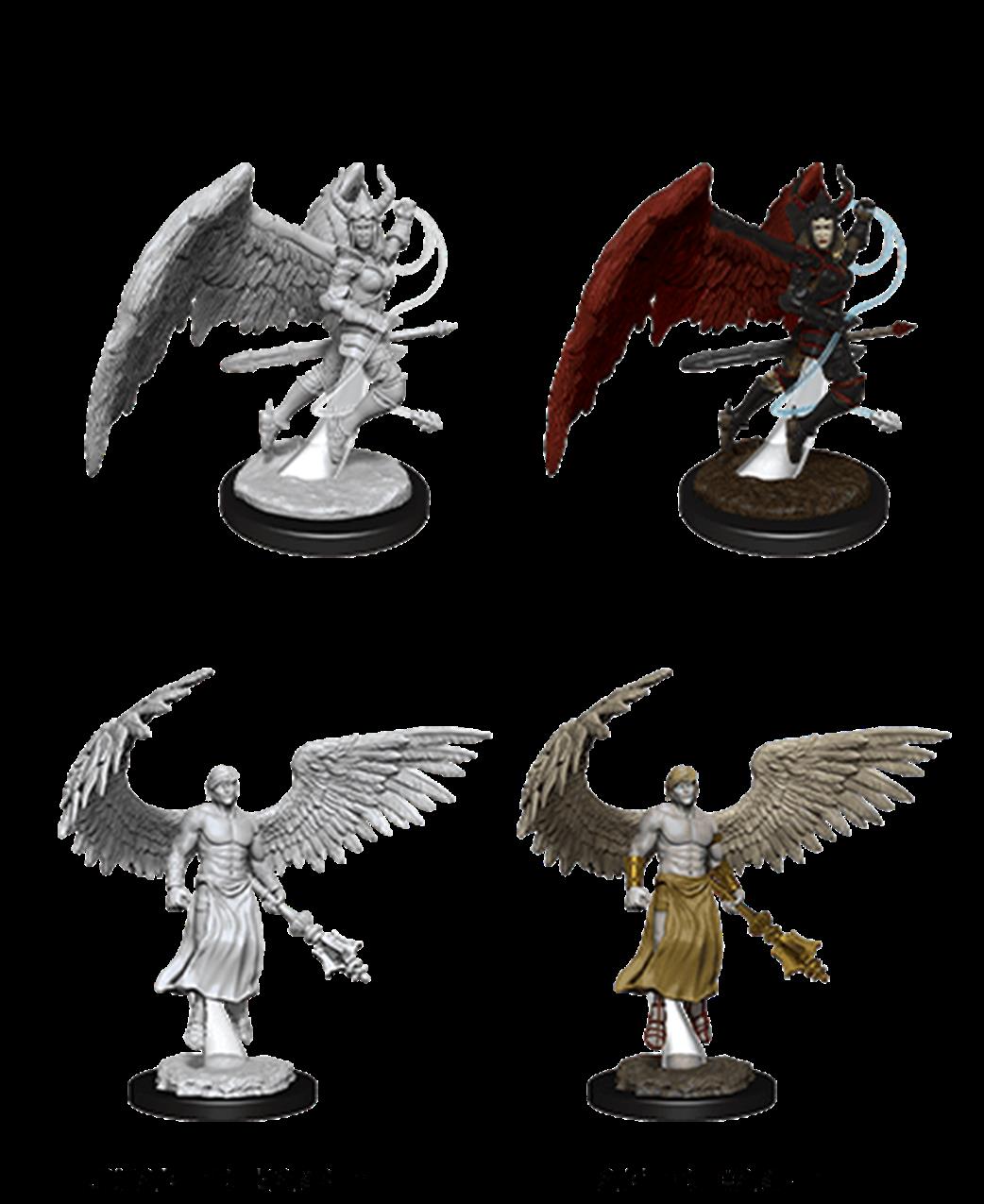 Wizkids  90157 Deva & Erinyes: D&D Nolzur's Marvelous Unpainted Miniatures