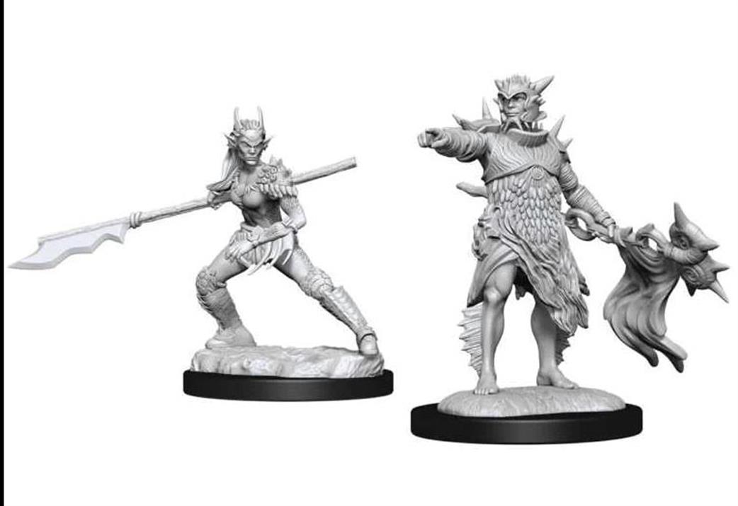 Wizkids  90178 Coralhelm Commander & Halimar Wavewatch: Magic the Gathering Unpainted Miniatures