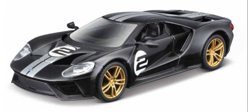 Burago B18-41162 Ford GT Heritage Collection No.2 Diecast Model 1/32