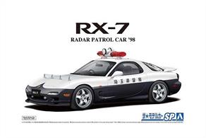 Aoshima 05922 1/24th Mazda FD3S RX-7 Radar Patrol Car '98 Car Kit