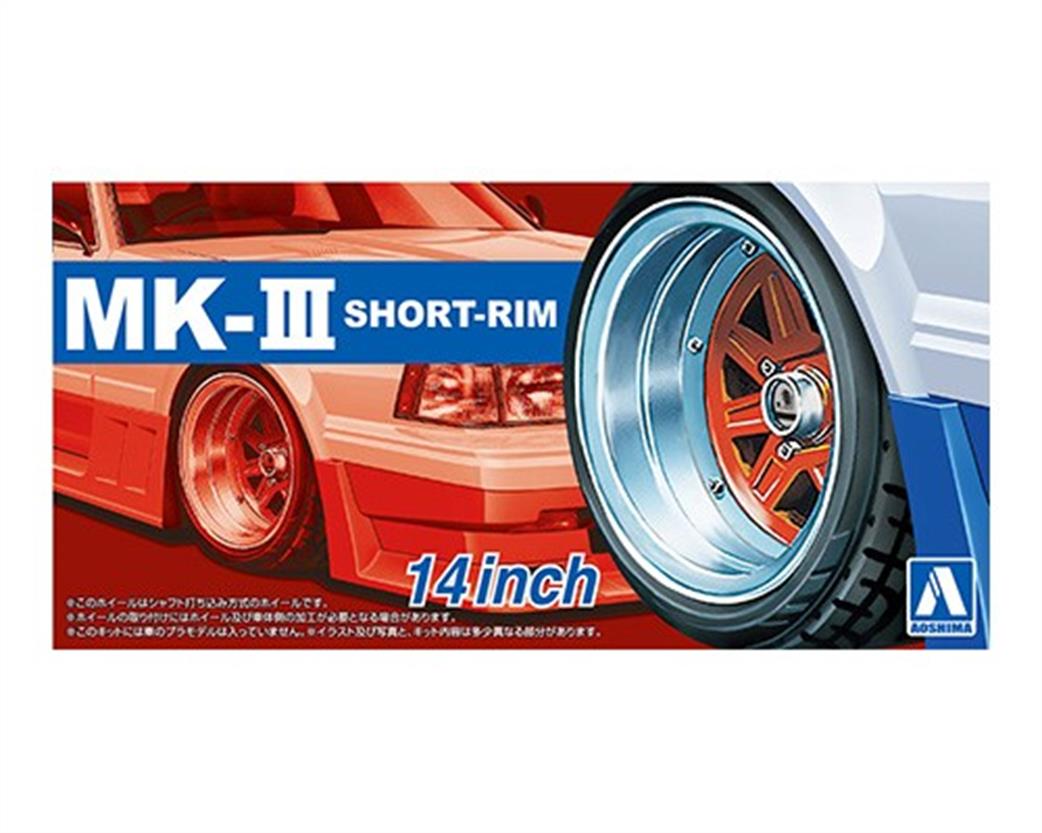 Aoshima 1/24 05545 MARK3 Short-Rim 14inch Wheels