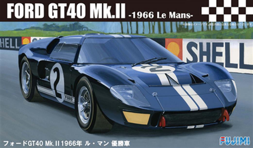 Fujimi 1/24 F126036 Ford GT40 Mk-II 1966 Le Mans Winner Kit