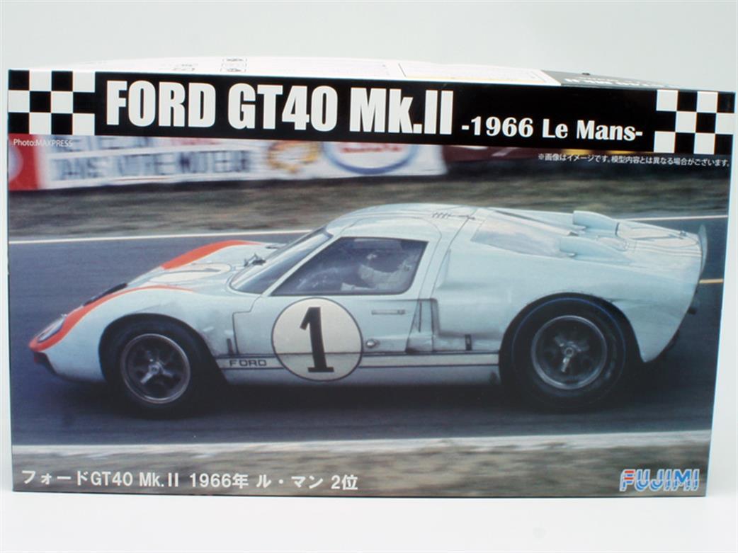 Fujimi 1/24 F126043 Ford GT40 Mk-II 1966 Le Mans 2nd Place Kit