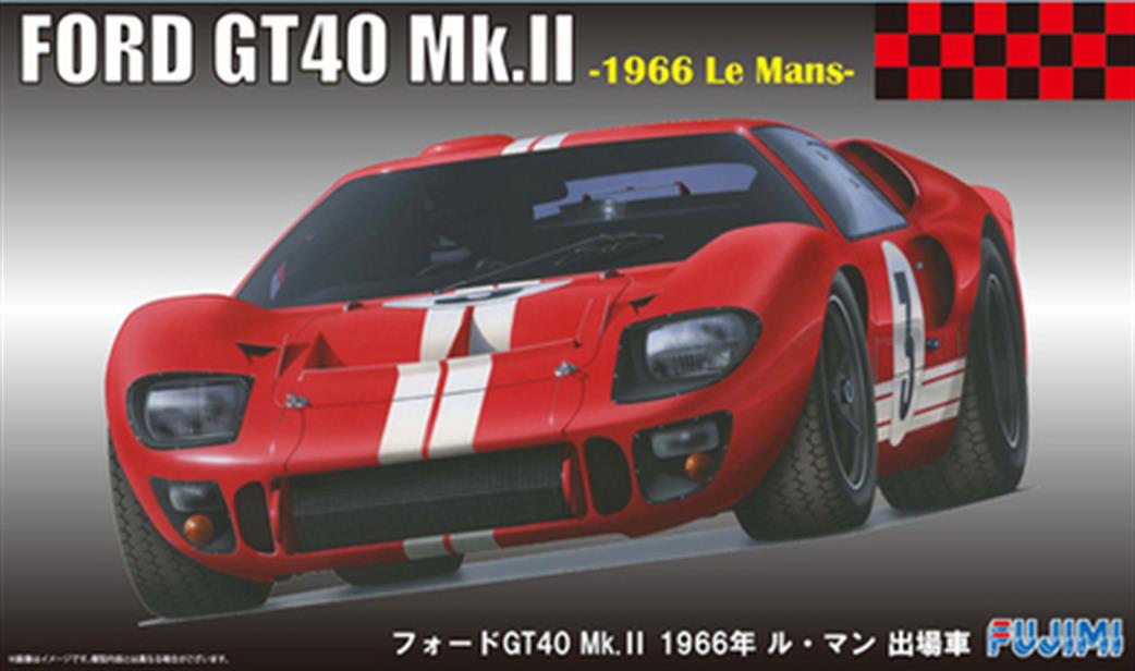 Fujimi F126067 Ford GT40 Mk-II 1966 Le Mans Kit 1/24