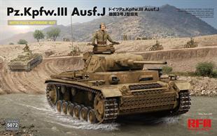 German WW2 Pz.Kpfw.III Ausf. J Full Interior Kit