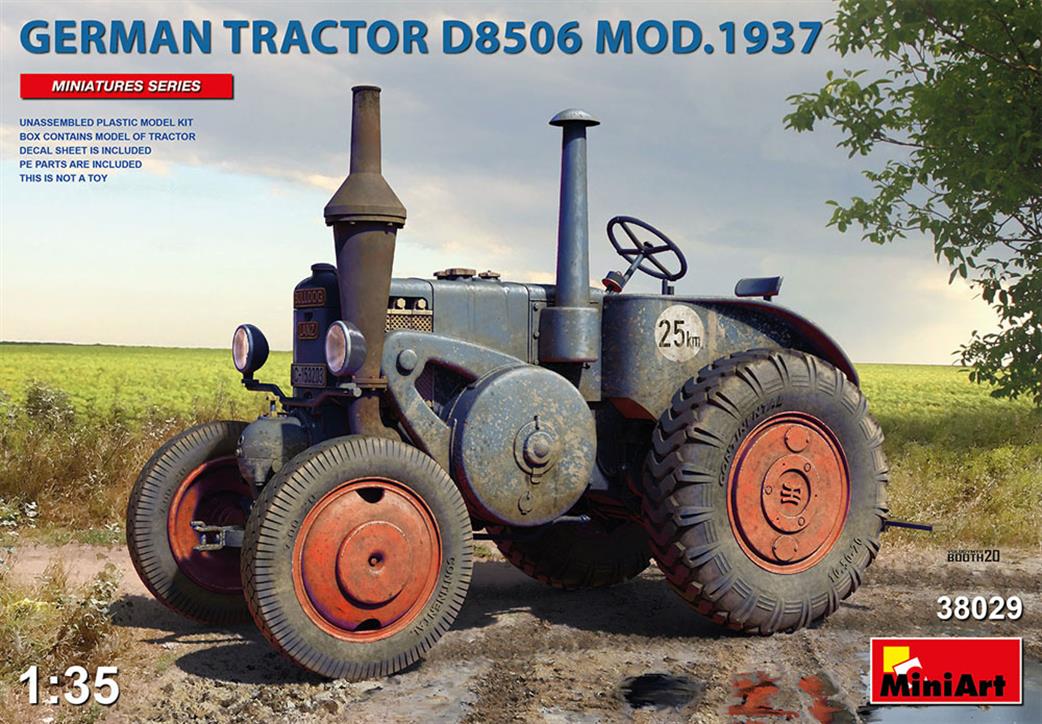 MiniArt 1/35 38029 German Tractor D8506 Mod.1937