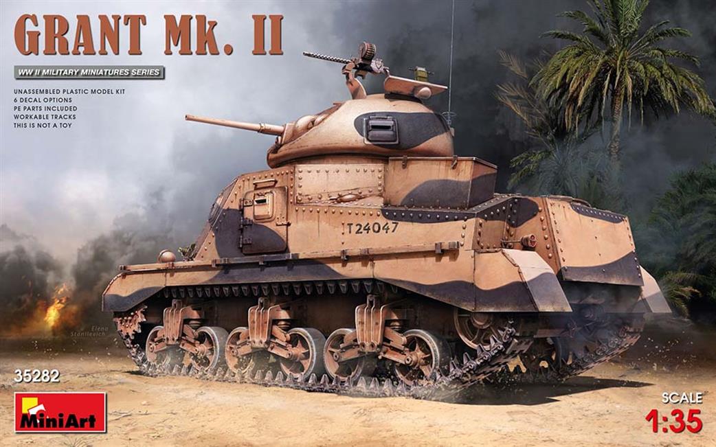 MiniArt 1/35 35282 Grant MK2 Tank Kit