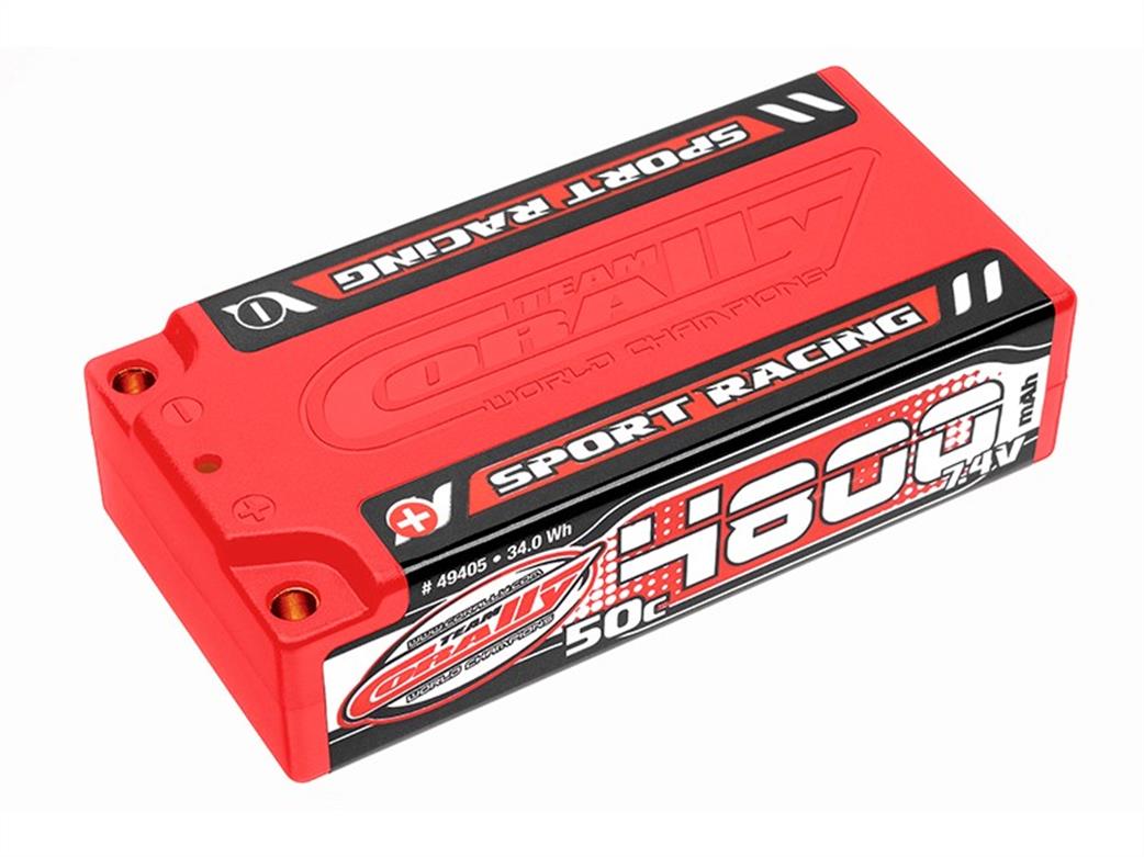 Corally  C-49405 7.4V 2S Shorty Lipo 4800Mah Deans Connector