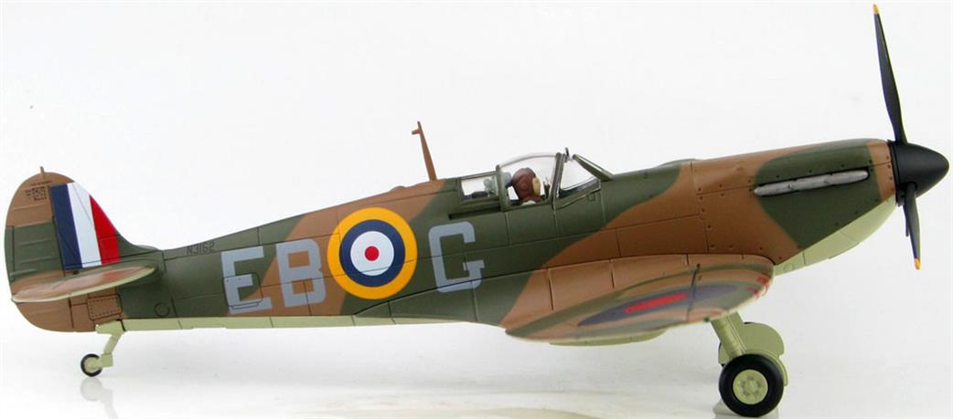 Hobby Master 1/48 HA7815 Spitfire Mk1 Battle of Britain Eric Lock WW2 Fighter Aircraft Model