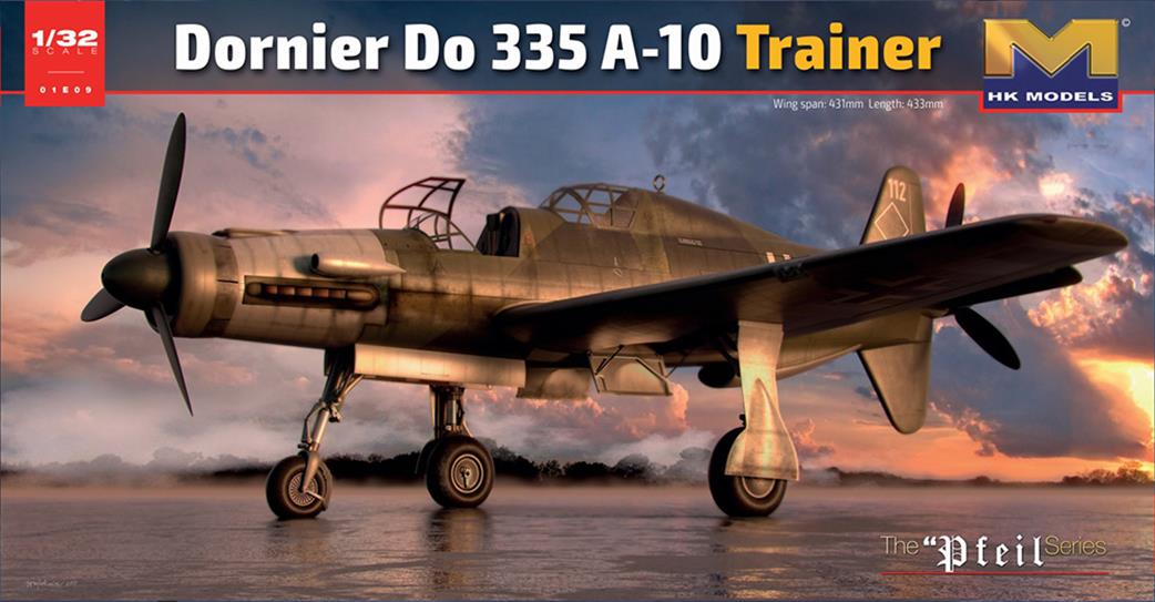 Hong Kong Models 1/32 HK01E09 Dornier Do 335 A-10 2 seat trainer