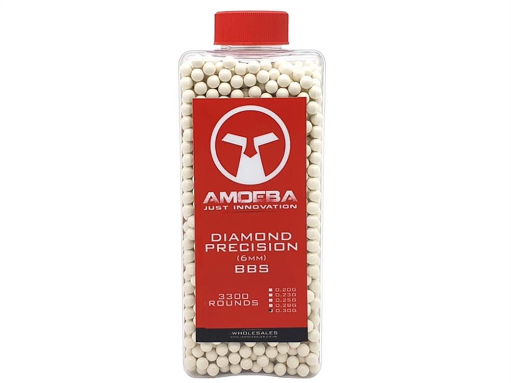 Ares  410244 Amoeba 0.30g 6mm BB Pellets Pack 3300 Rounds