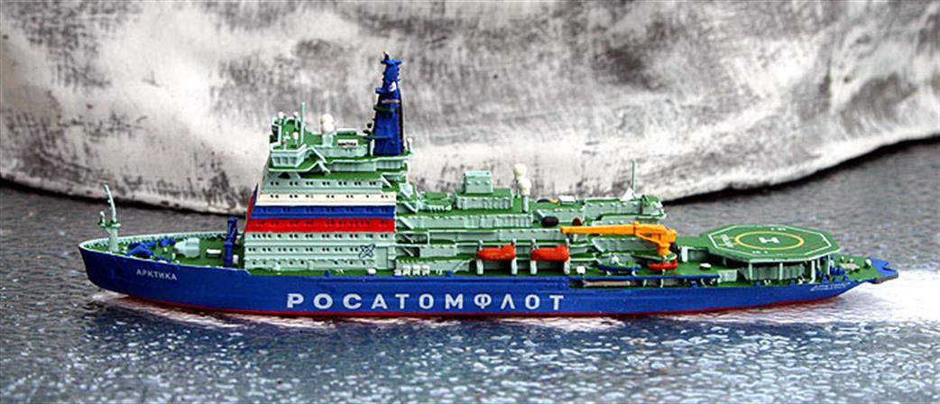 Rhenania Rhe187 Arktika Russian nuclear-powered icebreaker 2020 1/1250