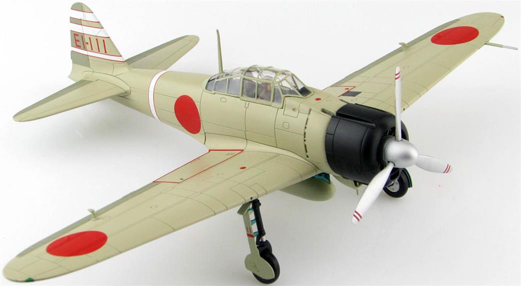 Hobby Master 1/48 HA8808 Japan A6M2 Zero Fighter Type 21 EI-111, Lt Takumi Hoashi, IJN Carrrier Shokaku, Dec 1941 Pearl Harbor