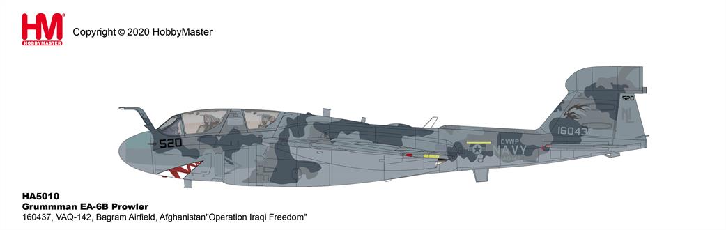Hobby Master 1/72 HA5010 Grumman EA-6B Prowler 160437, VAQ-142, Bagram Airfield, Afghanistan 