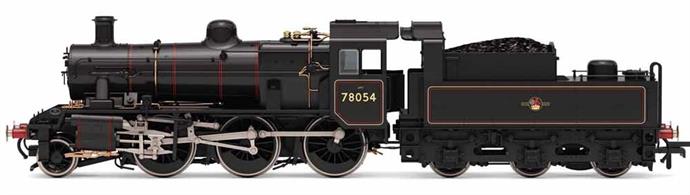 Designed by R. A. Riddles and derived from Ivatt’s LMS 2MT 2-6-0 locomotive design, itself a variation of Ivatt’s Class 2 2-6-2T, the BR Standard Class 2 was the smallest of the BR standards and featured changes to the LMS design such as smaller cabs so that they could be used across the network where loading gauges were less generous. Darlington works was responsible for building the entire fleet of 65 engines and for a time construction of the LMS and BR designs overlapped. Like the LMS predecessor the BR design had a tender cab to enhance crew protection and visibility when running tender-first. Built as part of a batch of 10 destined for the Scottish Region, No. 78054 was built in 1955 and allocated to the Motherwell depot. The locomotive started out life hauling freight however after a year it was moved to Keith where it ran passenger services.The locomotive was also allocated to Aberdeen Ferryhill and Bathgate sheds before being withdrawn in December 1965.