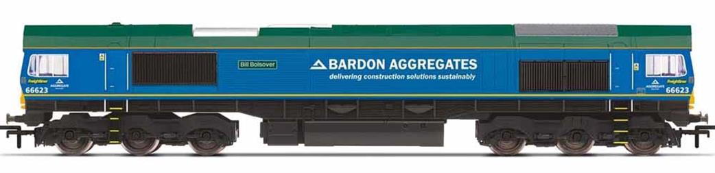 Hornby OO R30024 Freightliner 66623 Bill Bolsover Class 66 Diesel Locomoitve Bardon Aggegates Livery